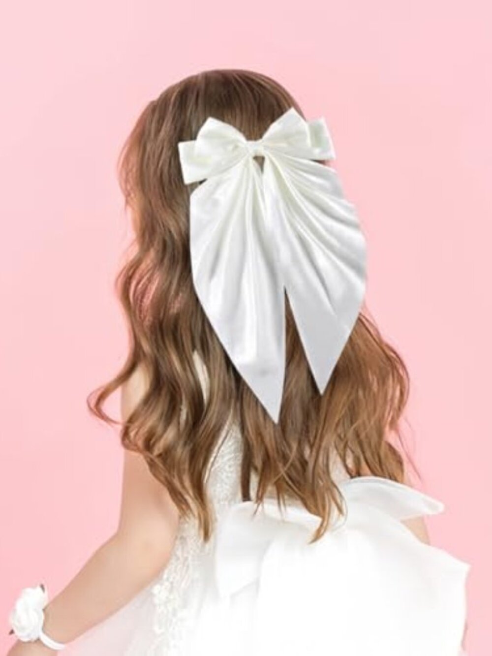 8‎ pcs Hair Bows for Women and Girls Silky Satin Hair Bows for Girls